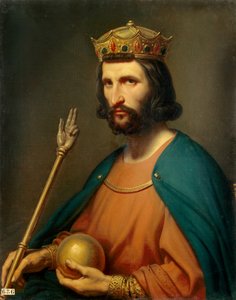 Porträt von Hugues Capet (941-996), König von Frankreich im Jahr 987 von Charles Auguste Steuben