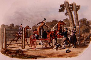 "Ein ungehorsamer Torwächter", graviert von R.G. Reeve (fl.1811-37) veröffentlicht von Thomas McLean
