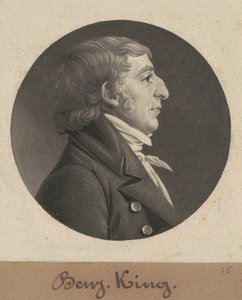 Benjamin King von Charles B. J. Févret de Saint Mémin