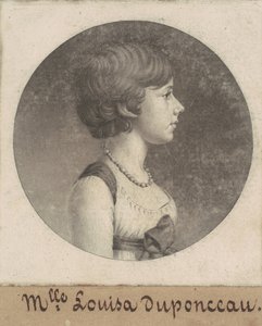 Louisa DuPonceau von Charles B. J. Févret de Saint Mémin