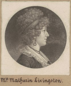 Margaret Lewis Livingston von Charles B. J. Févret de Saint Mémin