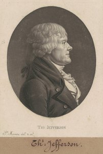 Thomas Jefferson von Charles B. J. Févret de Saint Mémin