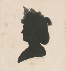 Unidentifizierte weibliche Silhouette