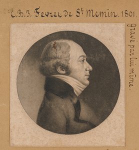 Charles de Saint-Mémin Selbstporträt von Charles Balthazar Julien Févret de Saint-Mémin