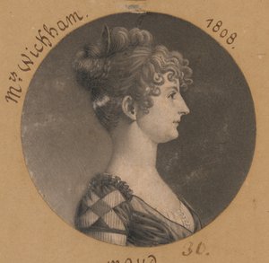 Elizabeth Selden McClurg Wickham von Charles Balthazar Julien Févret de Saint-Mémin