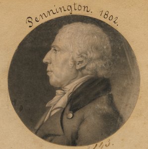 Isaac Penington von Charles Balthazar Julien Févret de Saint-Mémin