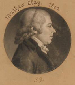 Matthew Clay von Charles Balthazar Julien Févret de Saint-Mémin