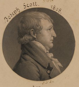 Möglicherweise Hubbard Taylor oder Joseph Scott von Charles Balthazar Julien Févret de Saint-Mémin