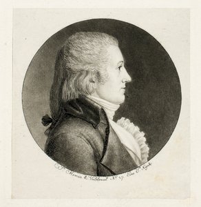 Profilporträt, Blake von Charles Balthazar Julien Févret de Saint-Mémin