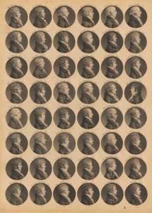 Saint-Mémin Folio 8 von Charles Balthazar Julien Févret de Saint-Mémin