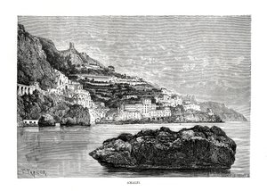 Amalfi, Italien, 1879 von Charles Barbant