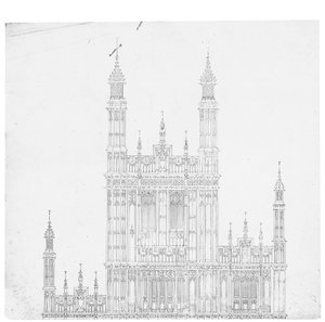 Zeichnung für das Parlament, ca. 1836-40