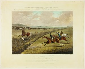Höhepunkt der Katastrophe, aus dem Grand Leicestershire Steeplechase