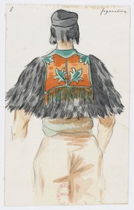 Holmès - La montagne noire - Kostümentwürfe von Charles Bianchini - 08a. Figuration von Charles Bianchini