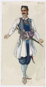Holmès - La montagne noire - Kostümentwürfe von Charles Bianchini - 18. Mirko von Charles Bianchini