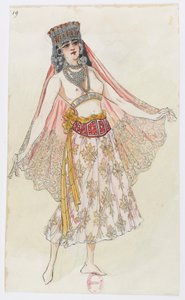 Holmès - La montagne noire - Kostümentwürfe von Charles Bianchini - 19. (Kostüm) von Charles Bianchini