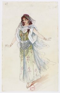Holmès - La montagne noire - Kostümentwürfe von Charles Bianchini - 25. (Kostüm) von Charles Bianchini