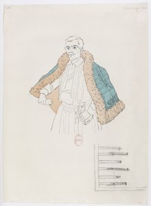 Holmès - La montagne noire - Kostümentwürfe von Charles Bianchini - 27. (Kostüm) von Charles Bianchini