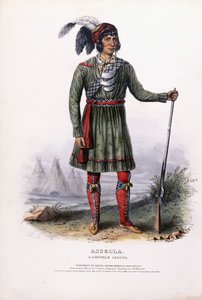 Asseola, ein Seminolenführer, ca. 1837-1844