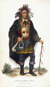 Okee-Makee-Quid, ein Chippeway-Häuptling, 1854