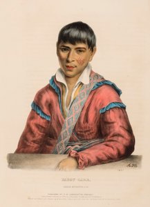 Paddy-Carr. Creek-Dolmetscher, aus Geschichte der Indianerstämme Nordamerikas von Charles Bird King