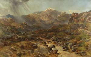 Der Kopf von Nant Francon, Capel Curig, Nordwales
