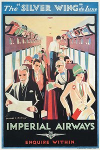 Plakatwerbung für Imperial Airways von Charles C. Dickson