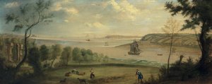 Ein Reisender ruht sich im Gelände von Broke Hall, Suffolk, aus von Charles Catton