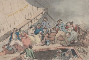 Die Margate Hoy, 19. August 1789 von Charles Catton the Younger