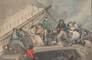 Die Margate Hoy, 12. Januar 1795 von Charles Catton the Younger