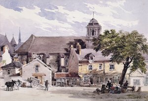 Das Posthaus in Amboise von Charles Claude Pyne