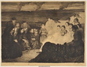 Die Feuer von Sankt Johann (Probe a) von Charles Cottet