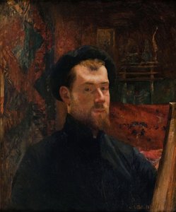 Selbstporträt, ca. 1886-1888 von Charles Cottet