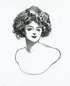 Ein Gibson-Mädchen, ca. 1902 von Charles Dana Gibson