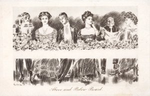 Über und unter Deck von Charles Dana Gibson