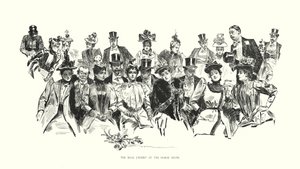 Das wahre Exponat auf der Pferdeschau (Lithographie) von Charles Dana Gibson