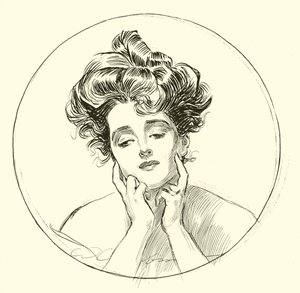 Die schöne Witwe von Charles Dana Gibson