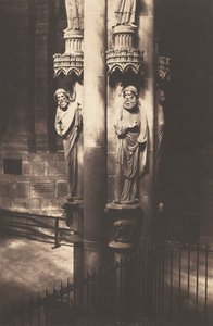 Engelspfeiler, Straßburger Münster, ca. 1858