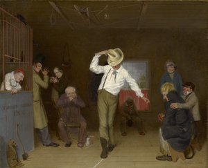 Auf der Kreidelinie gehen von Charles Deas