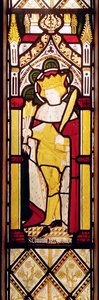 St. Edmund König und Märtyrer, Buntglasfenster