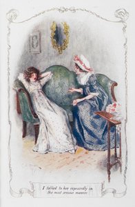 Ich habe wiederholt in ernsthafter Weise mit ihr gesprochen, Illustration aus 