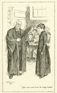 Illustration für Die Essays von Elia von Charles Lamb (Gravur) von Charles Edmund Brock