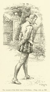 Illustration für Westward Ho! von Charles Kingsley (Gravur) von Charles Edmund Brock