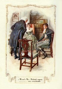 Herr und Frau Morlands Überraschung war beträchtlich (Illustration) von Charles Edmund Brock