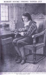 Robert Hooke entdeckt Dinge von Charles Edmund Brock