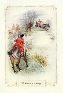 Die Kühnheit seines Reitens (Illustration) von Charles Edmund Brock