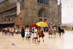 Nach der Kirche von Charles Edouard Delort