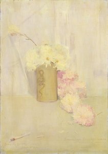 Rauch und Chrysanthemenblumen von Charles Edward Conder