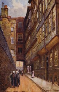 Middle Temple Lane, London von Charles Edwin Flower