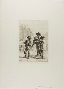Pifferari von Charles Emile Jacque